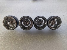 19 ZOLL FELGEN CHROM 35x20 und 35x17 mm 1:18 Hot Wheels Dropstars TUNING UMBAU