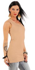 Mellice - Damen Longshirt Tank