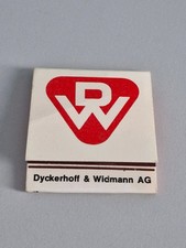 Streichholzheftchen, Dyckerhoff & Widmann AG,Dywidag,Alter Baukonzern, Seit 1865
