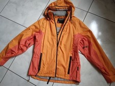 leichte Wind Wetter Jacke Laufjacke Gr. 38 orange Fahrradjacke Windjacke