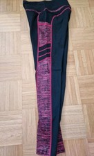 Leggings schwarz rot Pink