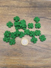 Streudeko Filz Kleeblätter Silvester Tischdeko Glück Basteln Kleeblatt sets