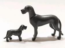 **Playmobil**  Hund Park Welpe Tier Hunde Dogge Doggen Deutsche 