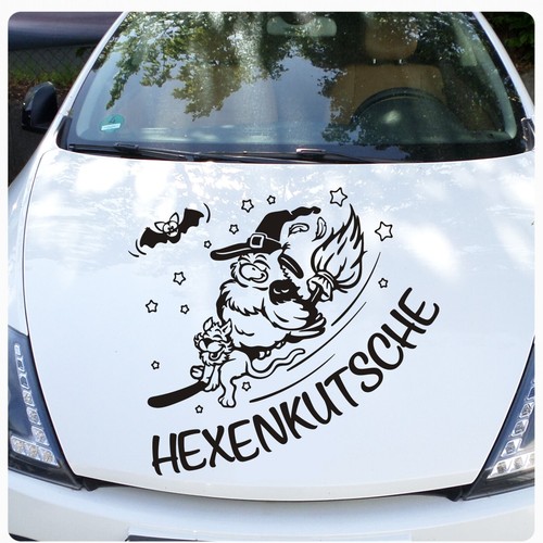 Eule hexe katze hexenkutsche - hexe,