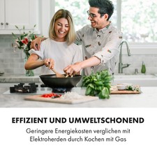 Gaskochfeld 60 cm 4 flammig