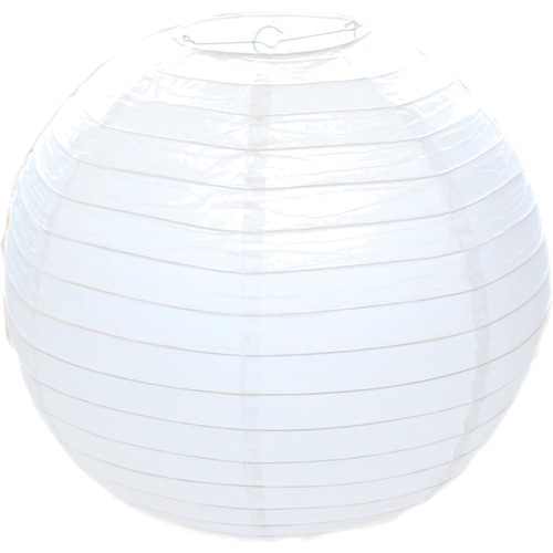 Weiße papierlaterne 20cm - weiße,