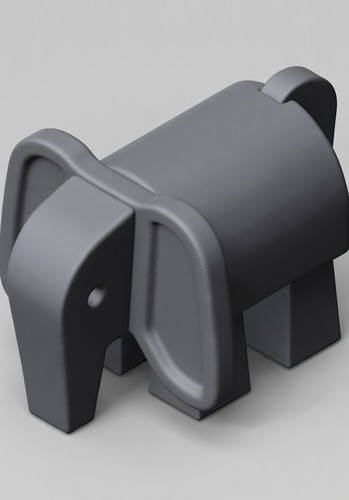 Lego tierfigur elefant grau - lego,