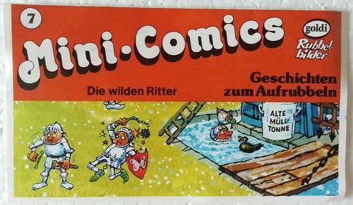 Mini comics rubbelbilder die - rubbelbilder,