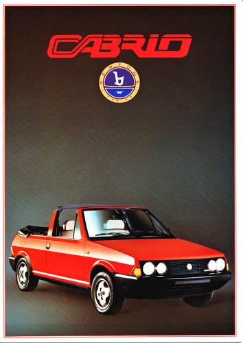 Fiat ritmo cabrio prospekt - fiat,
