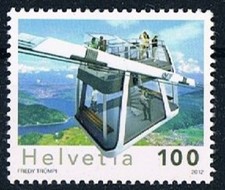 Schweiz 2253 - Seilbahn auf das Stanserhorn, Vierwaldstätter See