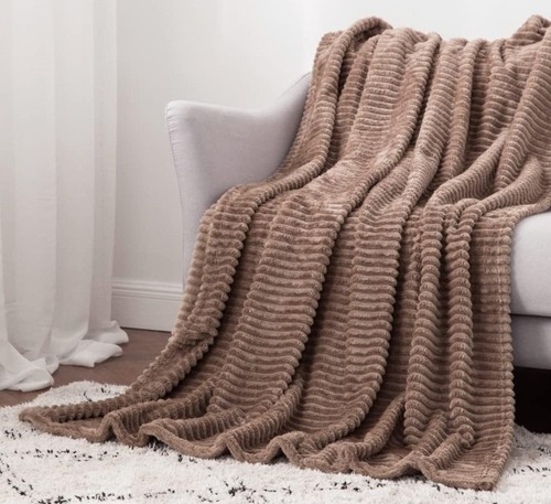 Miulee kuscheldecke braun - miulee,