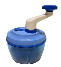 TUPPERWARE Quick Chef blau Zerkleinerer Küchenhelfer Gemüseschneider *Neuwertig*