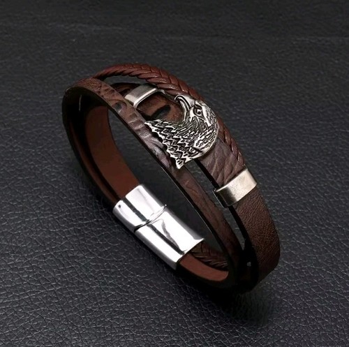 Armband mit adler braun - armband,