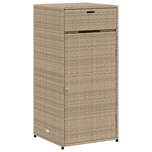 Gartenschrank beige 55x55x111 - gartenschrank,