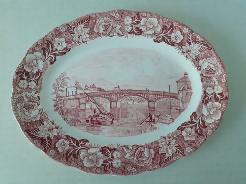 Palissy pottery servierplatte - palissy,