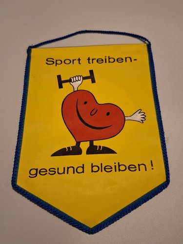 Ddr nva wimpel sport treiben - ddr,