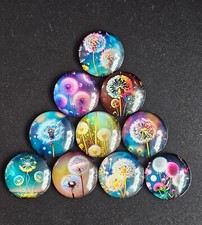 Glas Cabochon Pusteblume 10 mm