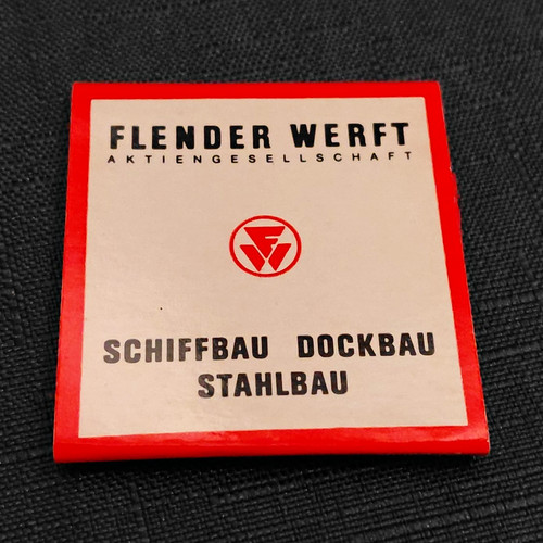 Streichholzheftchen flender - streichholzheftchen,,