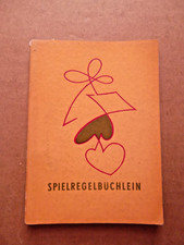 DDR  Spielregelbüchlein  Kartenspiele  Skat  Doppelkopf Romme Canasta Bridge  66