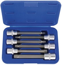 Schraubendreher-Einsätze Steckschlüssel-Satz, Vielzahn, Länge 140 mm, 1/2"