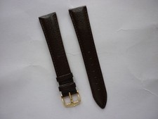 Hirsch Windsor Leder Uhrenarmband 20 mm braun Water Resistant