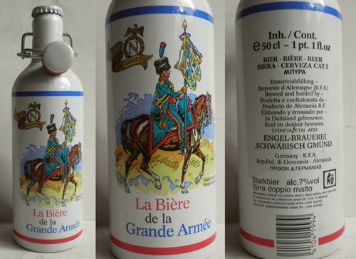 Alte alu bierflasche - alu,