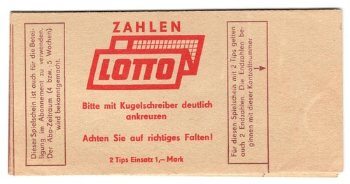 Ddr lotto schein zahlen - lotto-schein, zahlen-lotto