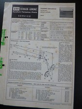 Original Service Manual  ITT Schaub  Lorenz Touring International Typ52150901