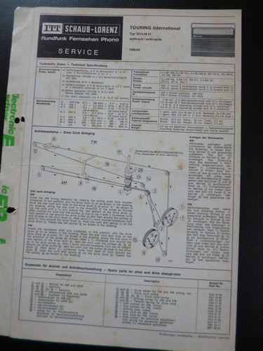 Original service manual itt - original,