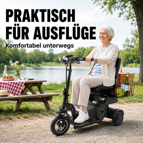 Klappbarer seniorenroller - klappbarer,