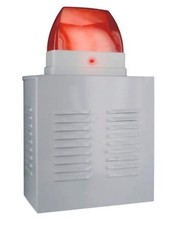 Smartwares Dummy Alarmanlagen-Fassandenbox mit Blink-LED, Sirene, SW SA11D