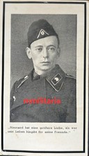 Sterbebild WWII Gefreiter
