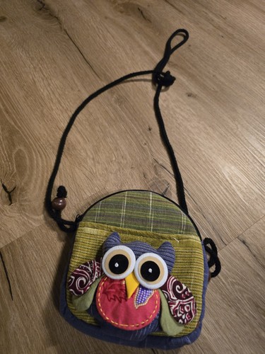 Owl bag purse drawstrings - owl,