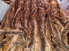 Luxus Kuscheldecke aus weichem Kunstfell, 160cm x 200cm