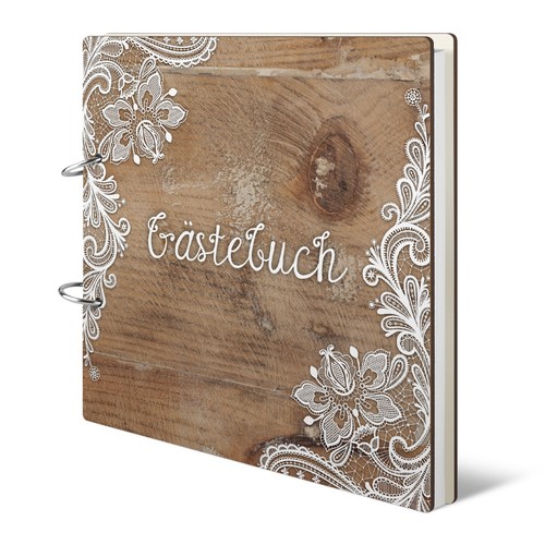 Hochzeit gästebuch rustikal - hochzeit,