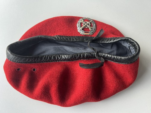 Original bundeswehr barett rot - barett,