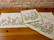 Sander Gobelin Deckchen Tischset Tischläufer  Bunnies Ostern Hase Größenwahl