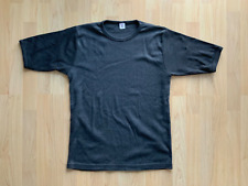 Dickes Herren Unterhemd mit kurzen Ärmeln warm grau Größe 7