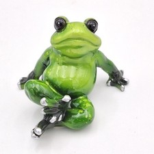 Frosch grün - Deko Figur aus