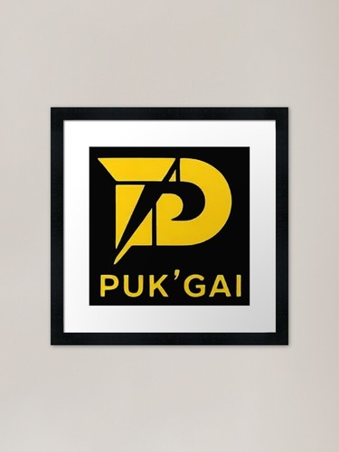 Puk gai gerahmter kunstdruck - puk,