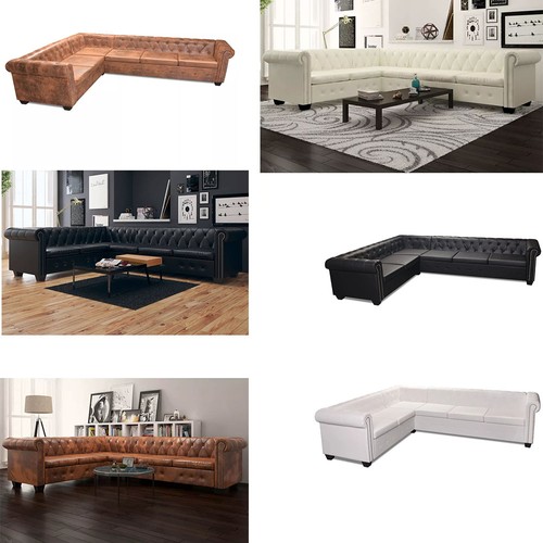 Vidaxl chesterfield ecksofa - chesterfield,