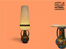 WMK Seltene große 70er Jahre Fat Lava Bodenlampe in sehr gutem Zustand mit origi