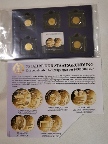 Komplett set x goldmünzen - komplett-set:,