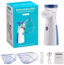 Tragbarer Aerosol Inhalator Ultraschall Vernebler Wiederaufladbar Erwachsene/Kinder