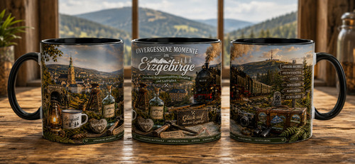 Erzgebirge souvenir tasse - souvenir,