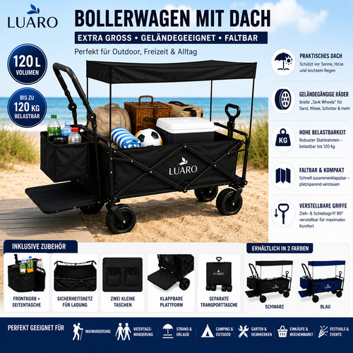 Bollerwagen mit dach - bollerwagen,