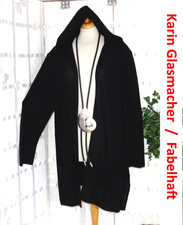 KARIN GLASMACHER Fabelhaft Strickjacke Cardigan schwarz 46 /02 = 48 50 52 +