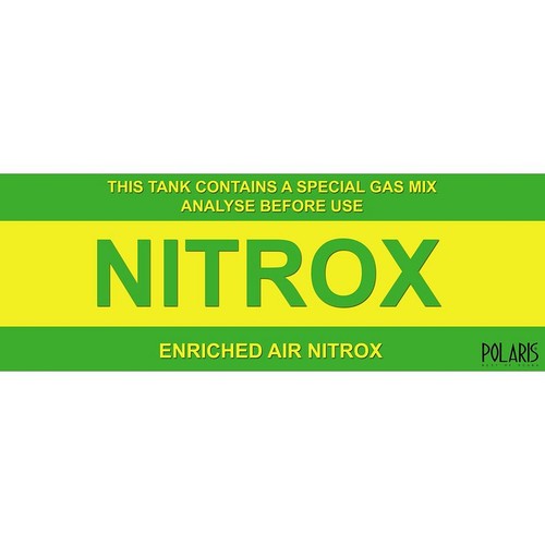 Flaschenaufkleber nitrox - flaschenaufkleber,