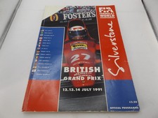 1991 SILVERSTONE PROGRAMM