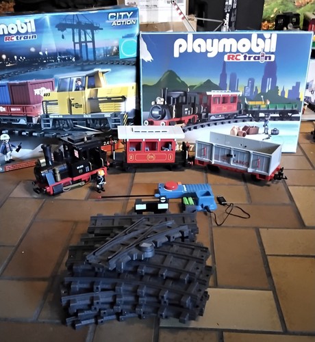 Playmobil eisenbahn 4017 mit - eisenbahn,
